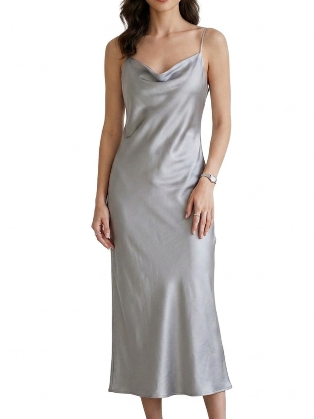 J.Crew Gwyneth Slip Dress in Luster Charmeuse